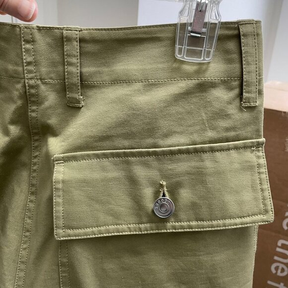 230000 Casual Neutral Hi Rise Wide Leg Cargo Pants Celerac Green Sz S - no tags - Picture 12 of 13